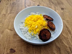 Saffron Rice with Potato Tahdig